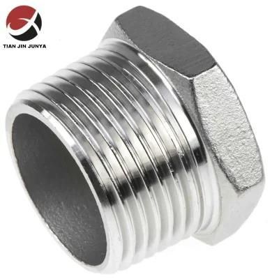 Precision Investment Lost Wax Casting Stainless Steel Male Thread Square Hex Plug