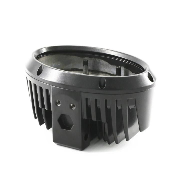 OEM Spray Coating Aluminum LED Flood Light Housing Die Casting Making