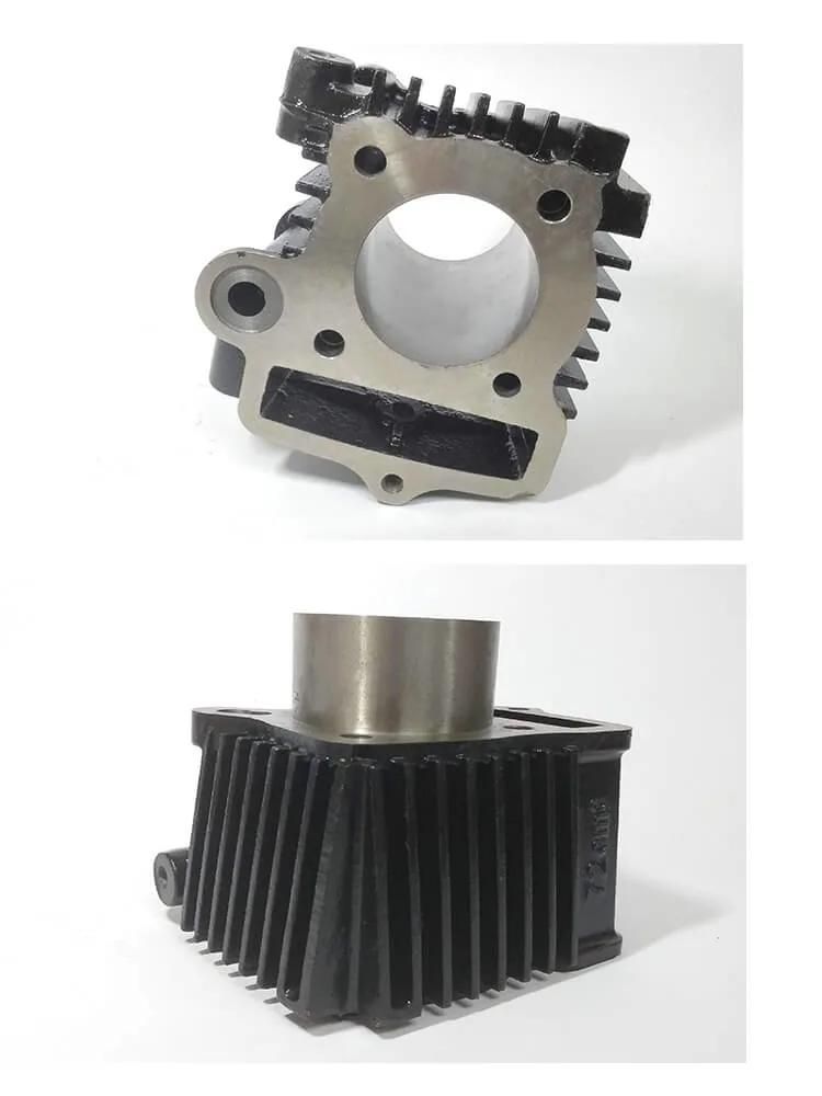 Densen Customized Carbon Steel Wcb Sand Casting and Surface Electrophoresis Engine Cylinder Block for Motorcycle