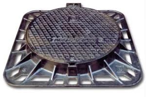 Lockable Sewer Cover/ Manhole Cover with Frame (B-125/C-250/D-400/EN-124)