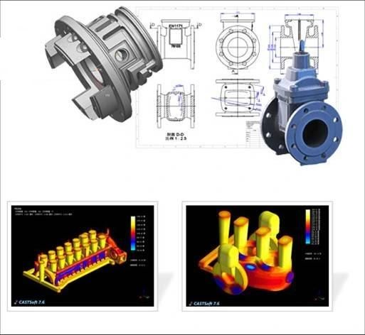 Ductile Iron Cast Auto Truck Diesel Engine Parts