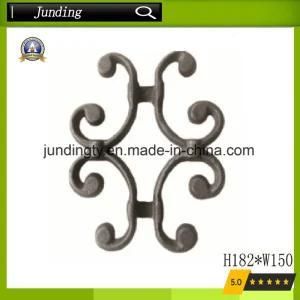 Wrought Iron Scroll Cast Iron Panel/Rosette