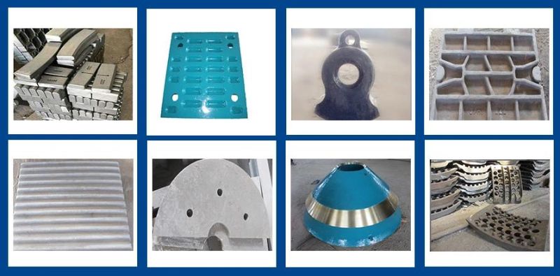 Foundry High Manganese Steel Cone Jaw Crusher Wear Parts for Adapter Ring