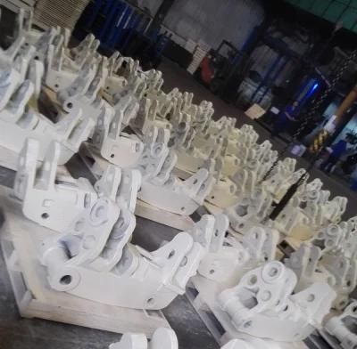 China Supply Sand Casting, Ductile Iron Casting, Kingpost Part for Excavator