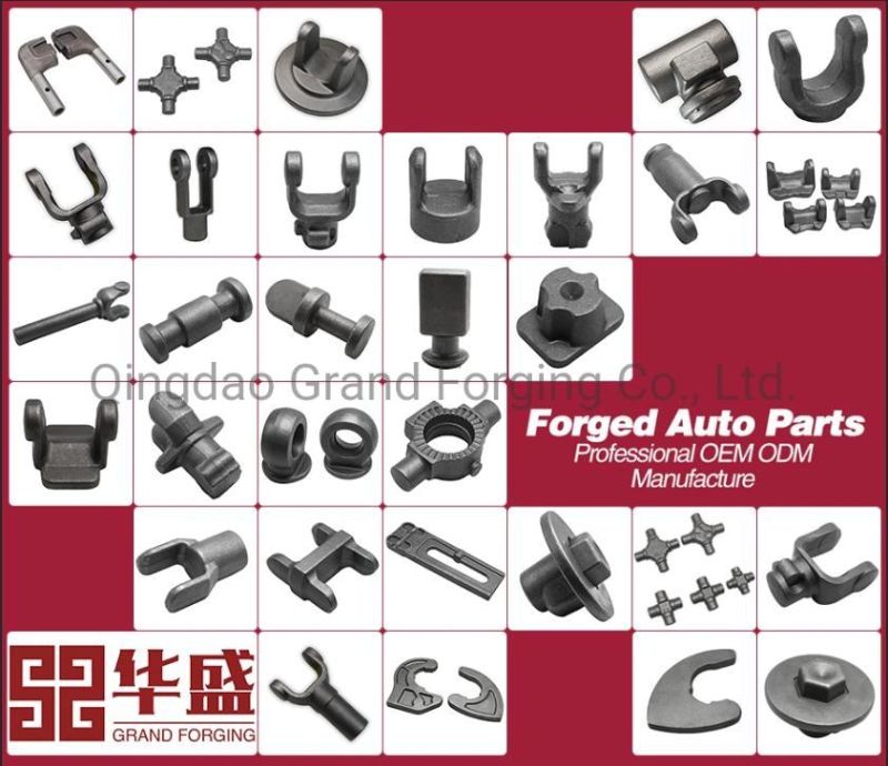 ISO Manufacture Die Forging Factory Drop Forged Steel Oem Mechanical Parts Car Parts