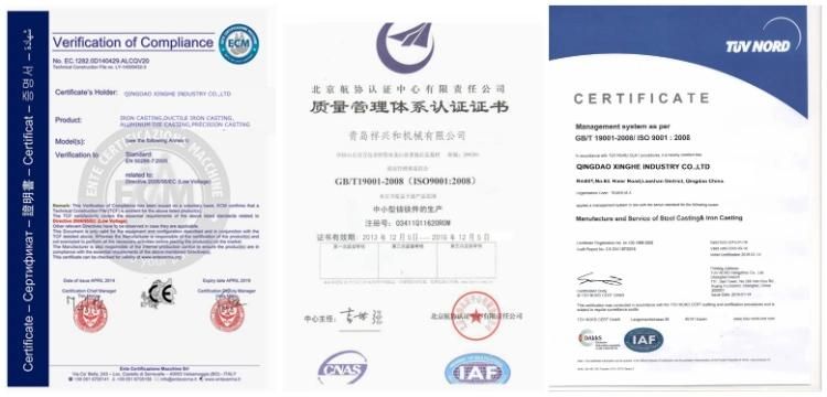 OEM Cast Iron/Steel Concrete Sand Casti Molds Spare Parts