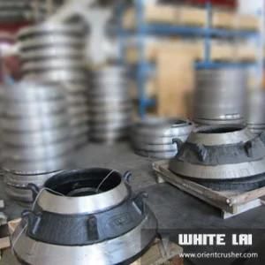 Minyu Cone Crusher Spare Parts for Mesto Sandvik Barmac Shanbao Using Mn13cr2 Mn18cr2 ...