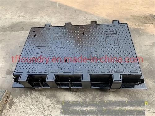 Chinese Foundry Double Triangular Telecom Manhole Cover (1990X850mm)