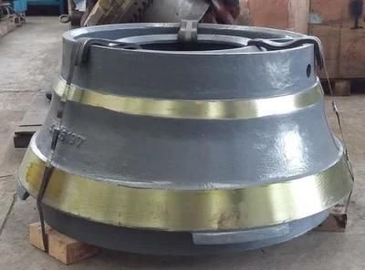 Mn13cr2 Mn18cr2 High Manganese Steel Stone Cone Crusher Part for Mining Machinery