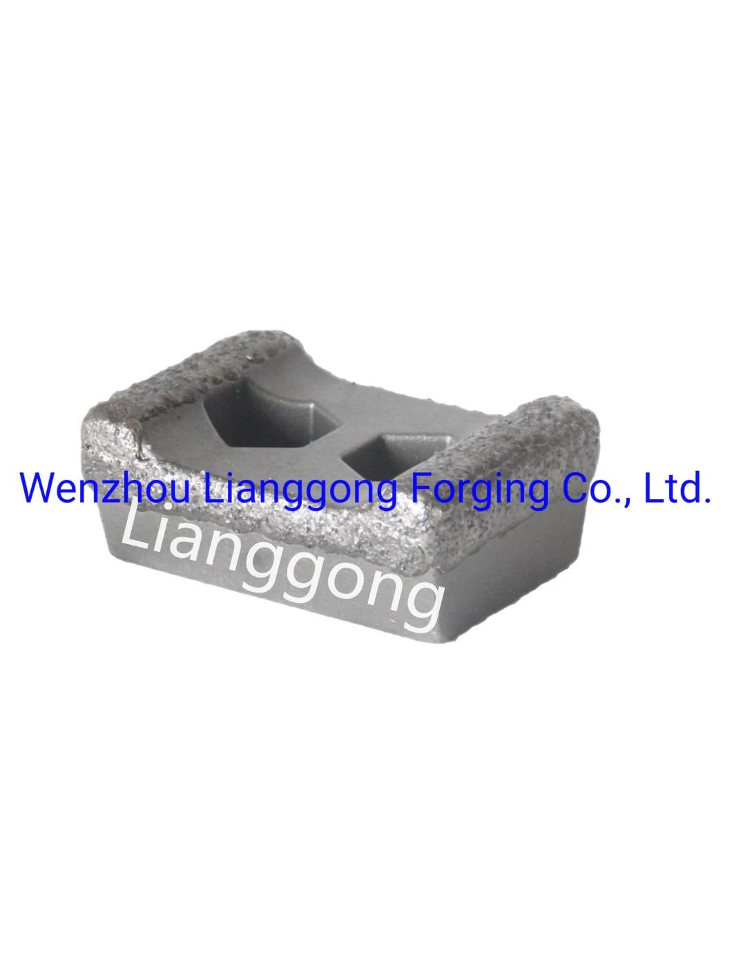 Custom Forged Horizontal Grinder Tip/Teeth/Striker Used in Forestry/Recycling