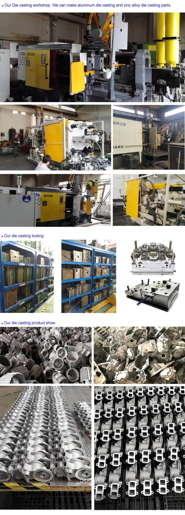 Die Casting Aluminum Casting Aluminum Parts