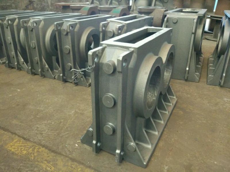 Foundry OEM Sand Casting Wind Power Cast Steel Gearbox Shell, Machine Housing for Rail/Construction