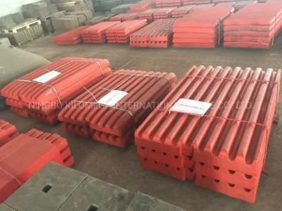 High Manganese Jaw Plate for Jaw Crushers