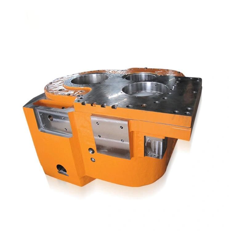 Densen Customized OEM Customized Alloy Steel Sand Casting Gear Box Housing for Top Drive
