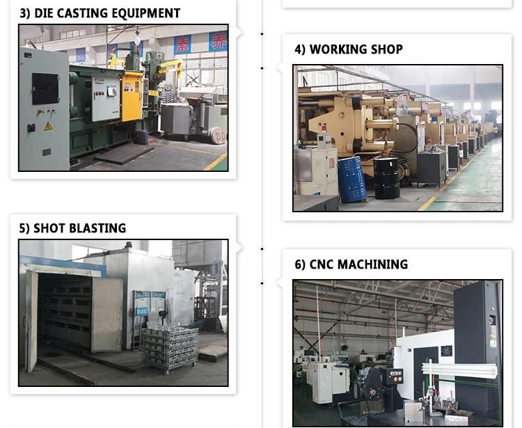 OEM Casting Manufacture aluminium Die Casting Parts with Customized CNC