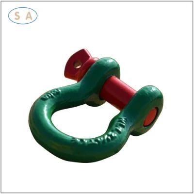 OEM DIN/Us Standard Alloy Steel/Carbon Steel G80 Drop Forged Rigging Shackle