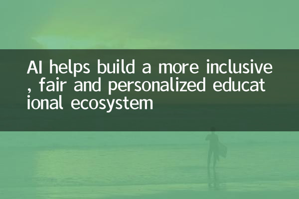 AI helps build a more inclusive, fair and personalized educational ecosystem
