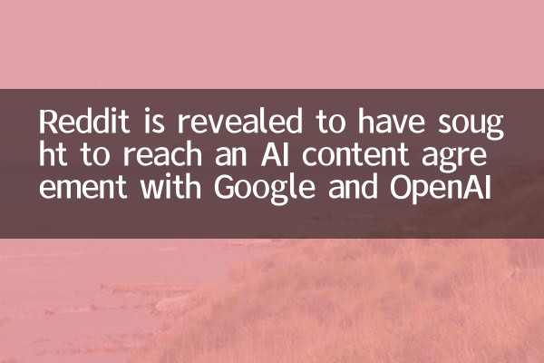 Reddit is revealed to have sought to reach an AI content agreement with Google and OpenAI