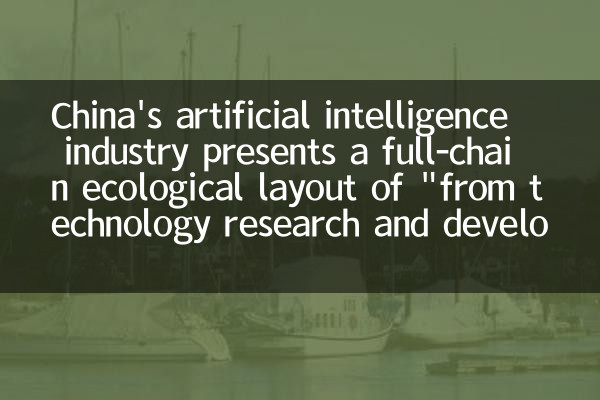 China's artificial intelligence industry presents a full-chain ecological layout of 