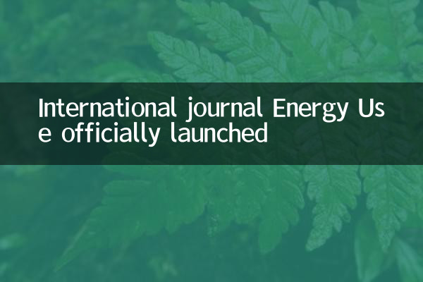 International journal Energy Use officially launched